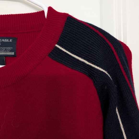 Vintage, Men's Size XL, American Eagle Wool Sweater, Y2K - Picture 3 of 5
